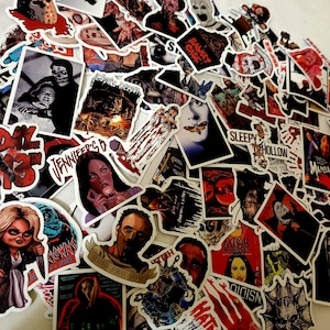 Horrorfilm Halloween Scary Sticker Pack Bundel Briefpapier Accessoires Kunstwerk Plakboek Cadeau personaliseren