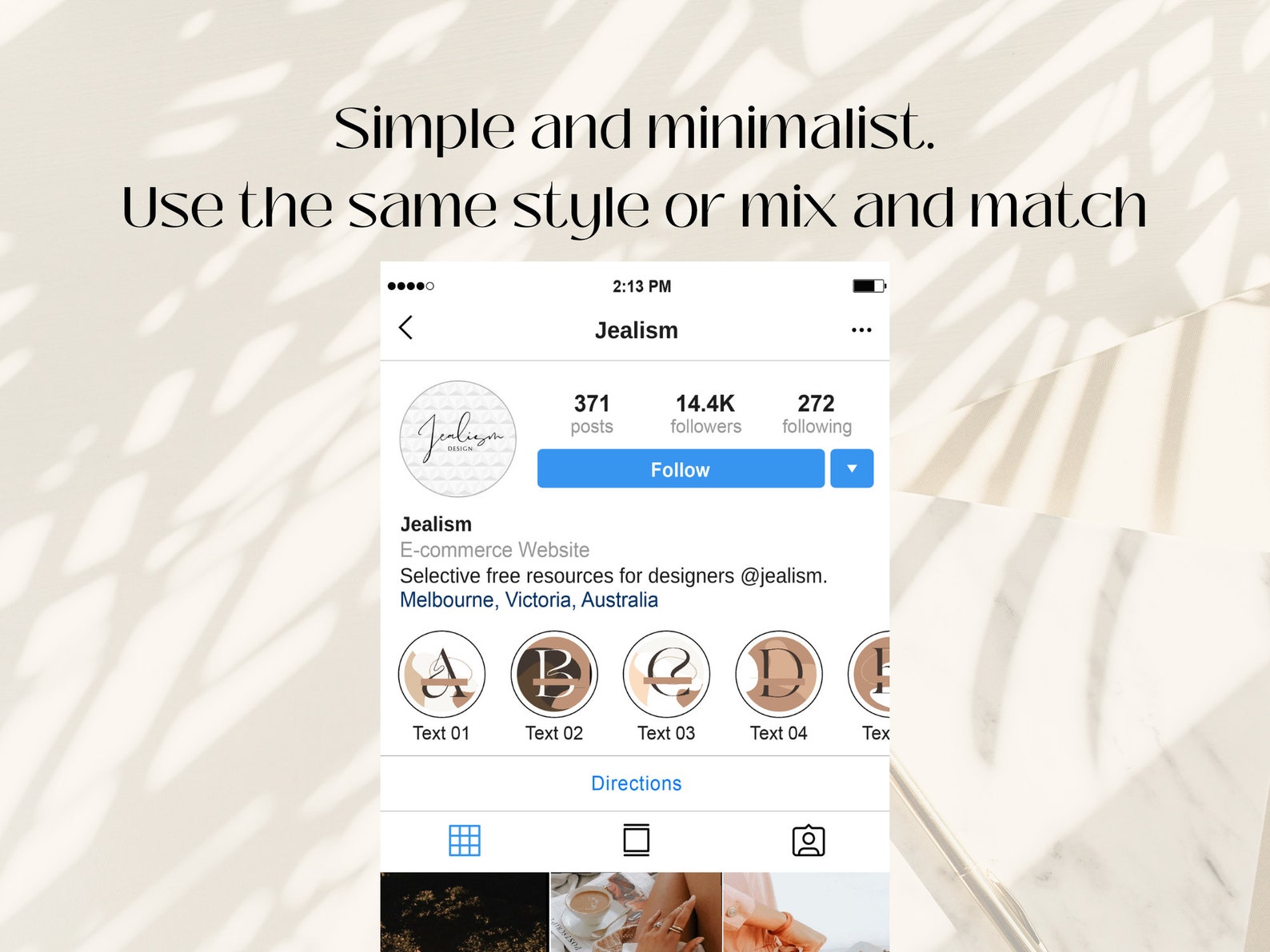 26 Alphabet Instagram Highlight Icons Simple Instagram Etsy