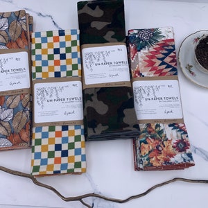 2 ply unpaper towels, kitchen towels, paperless paper towels, unpaper towels, reusable paper towels, cloth towels, cloth napkins