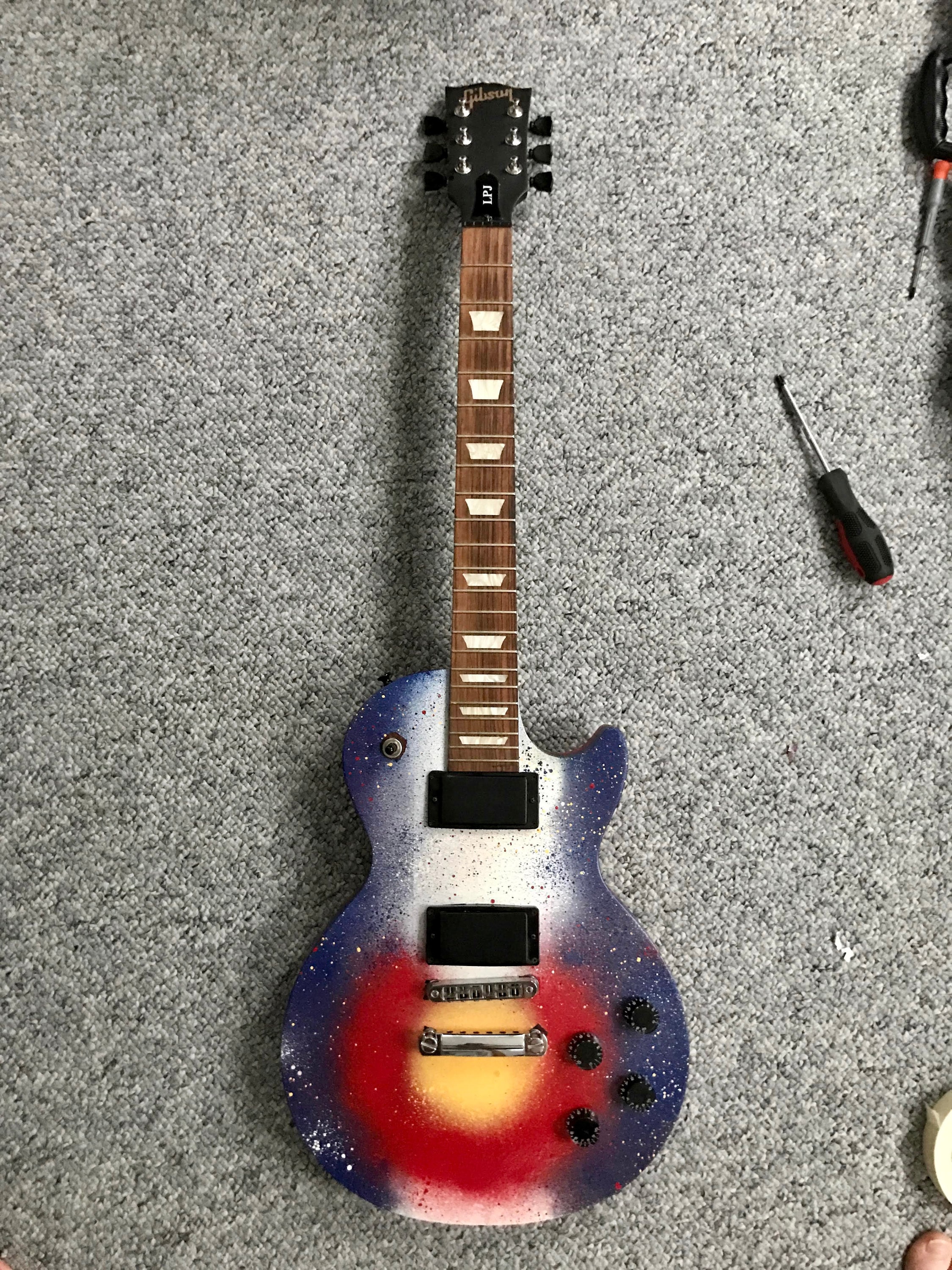 Custom Painted Gibson LPJ - Etsy