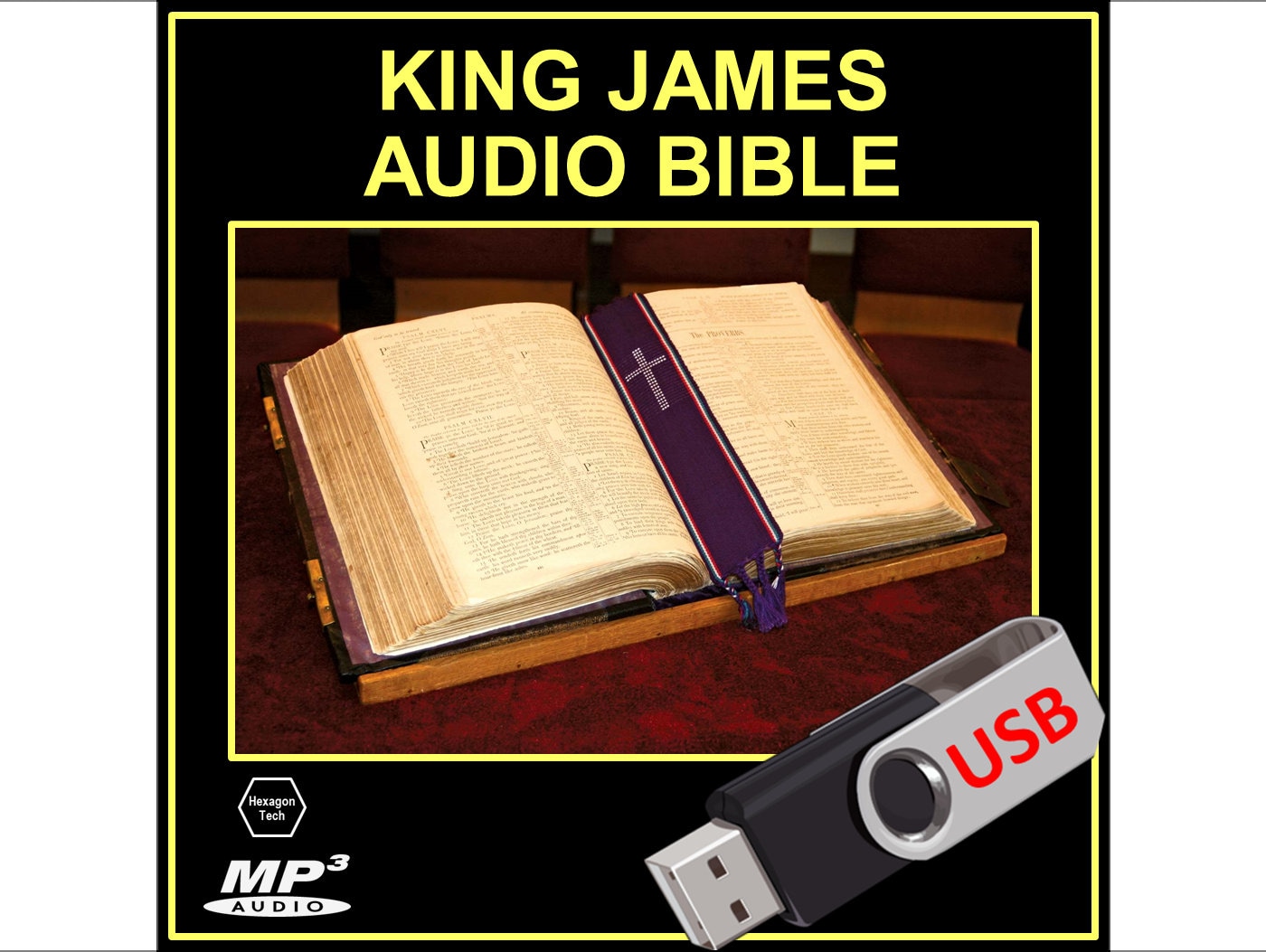 KJV King James Audio Bible in MP3 USB Thumb Drive - Etsy