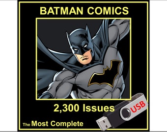 Batman Comics: 2300 Issues in CBR Format USB Flash Drive - Etsy