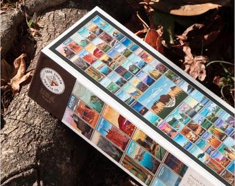 National Park Puzzle: 750 Pieces, Vintage Style, Made in USA