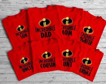 Incredibles T Shirt - Etsy
