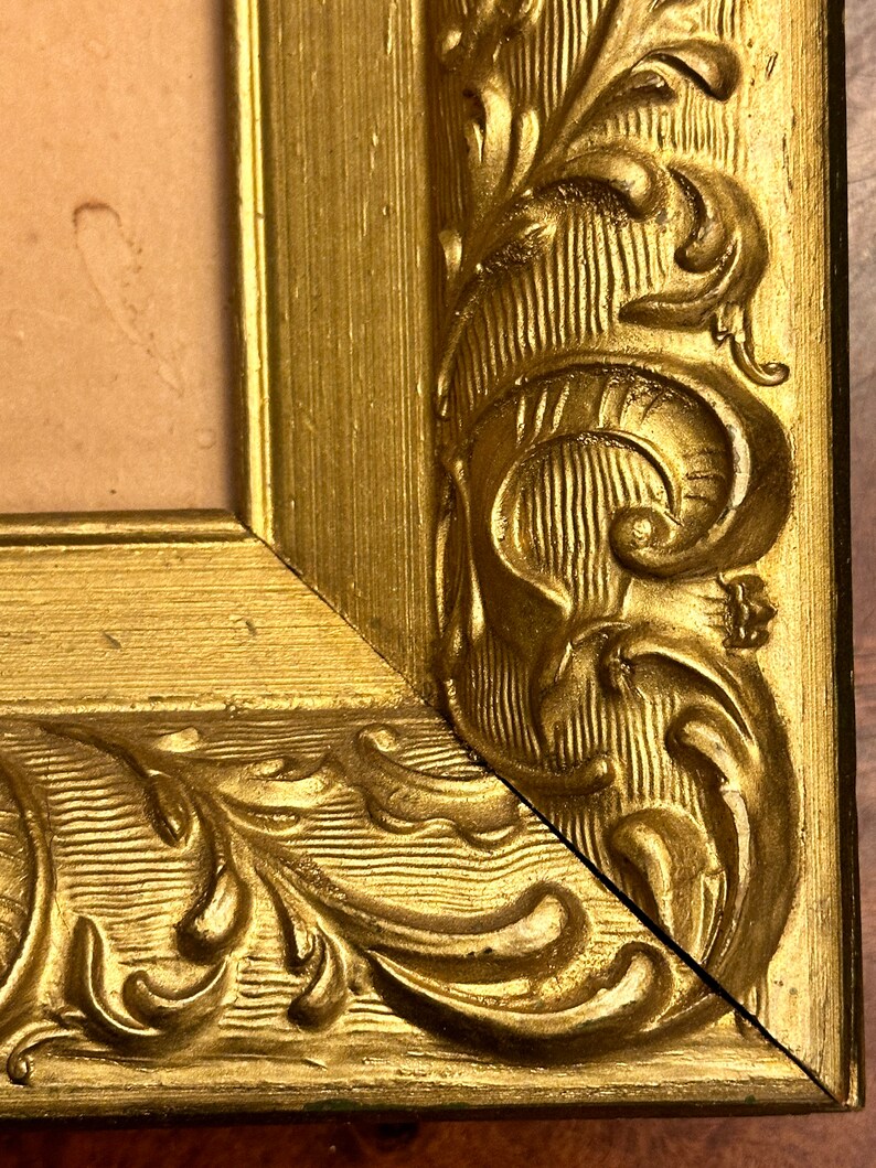 Rare 18th Century Circa 1755 Original Engraving in Ornate Gold Frame