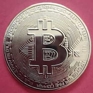 Bitcoin gold coin 24k - Etsy 日本