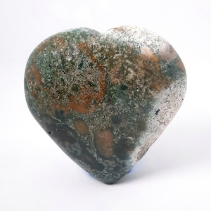 Valentine l Crystal Heart l Ocean Jasper Heart | Ocean Jasper| Jasper Heart | Rare Natural Ocean Jasper (4)