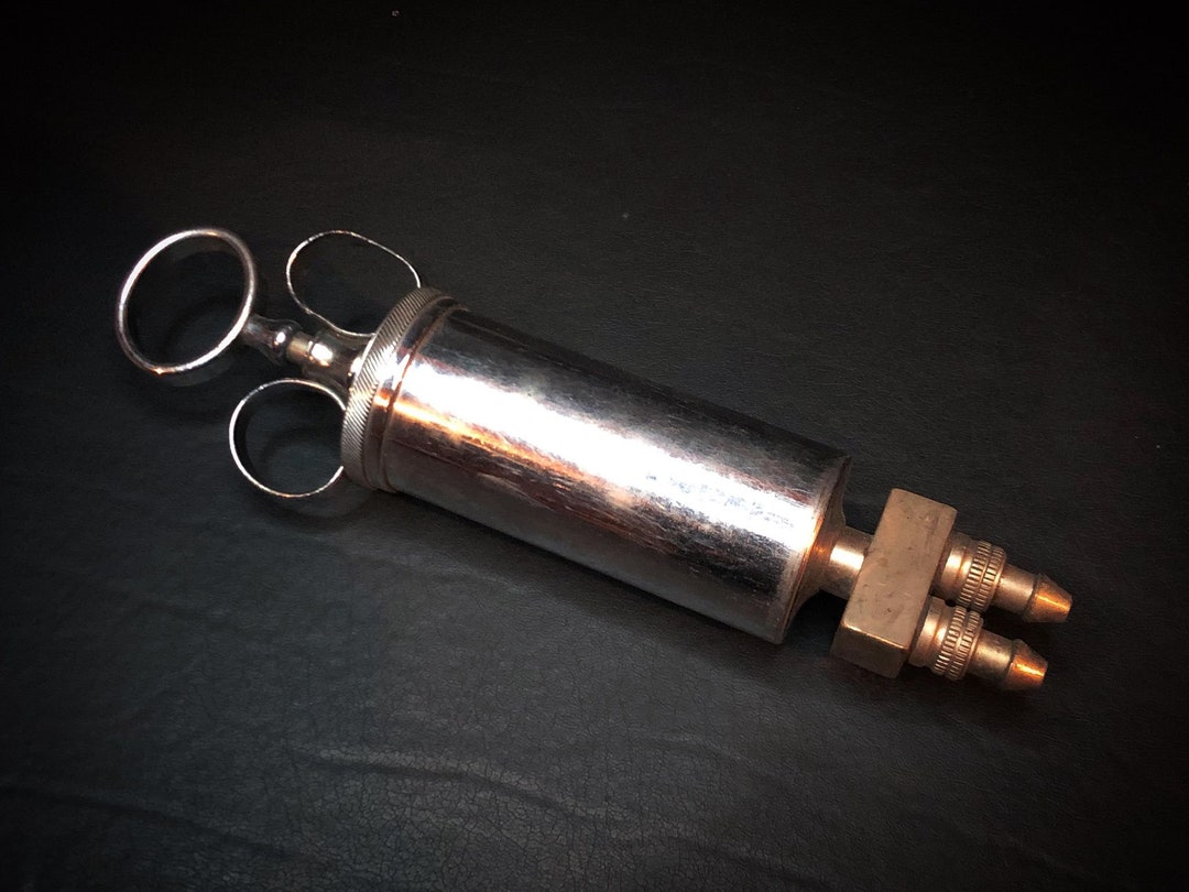 Antique Hand Pump Syringe for Embalming Etsy
