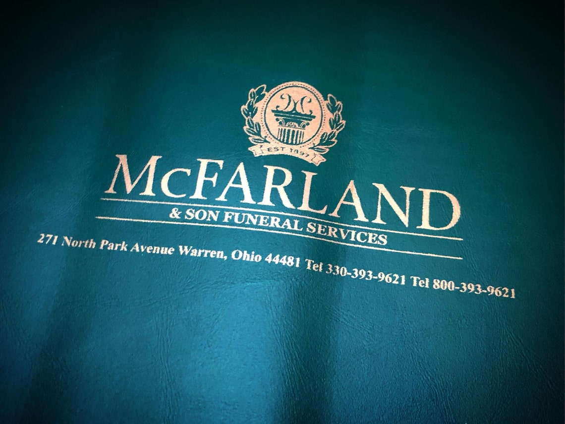 Mcfarland & Son Funeral Services Green Bank Cash Deposit Bag
