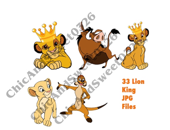 Lion JPG Simba Crown - Etsy