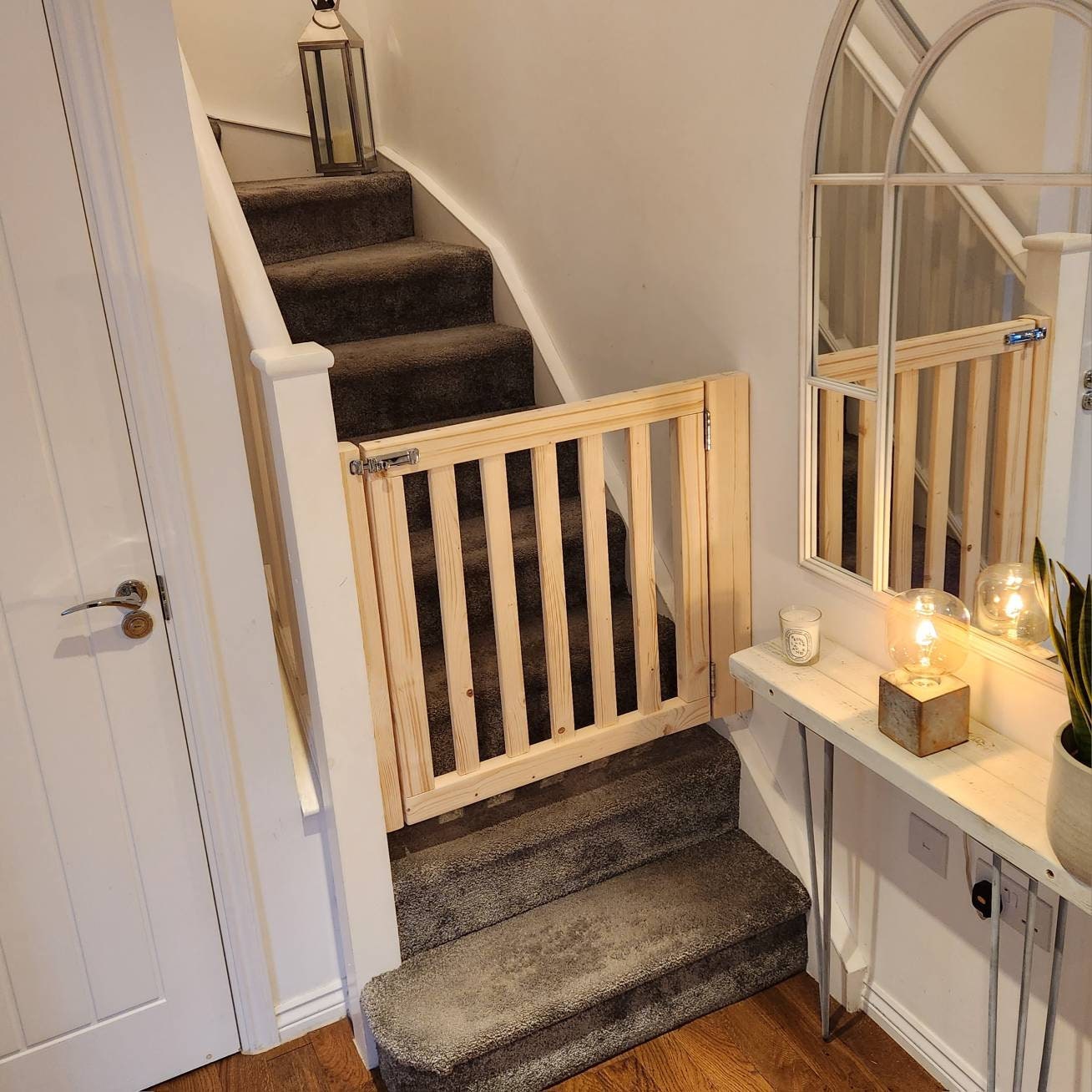 Wooden Stair Gate Etsy UK