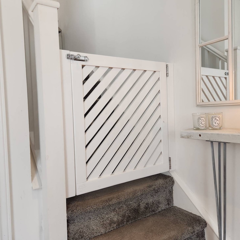 Premium Wooden Stair Gate Etsy UK