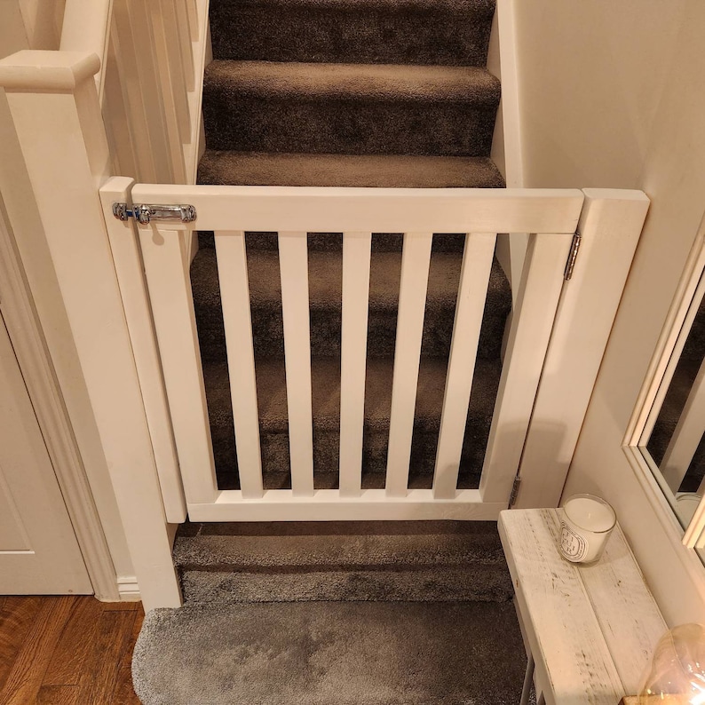 Wooden Stair Gate Etsy UK