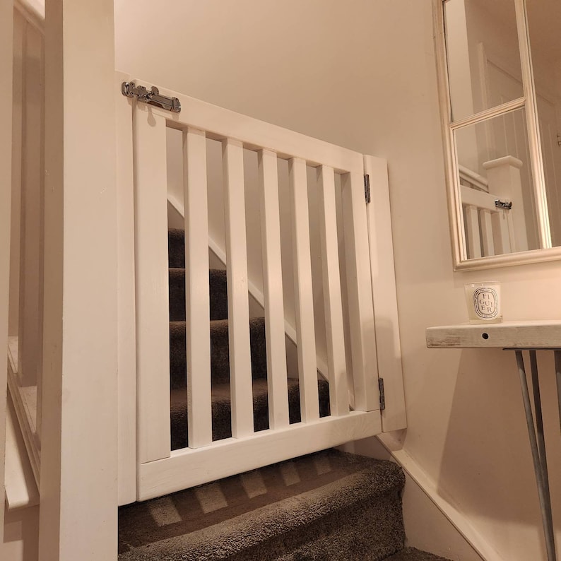 Wooden Stair Gate Etsy UK
