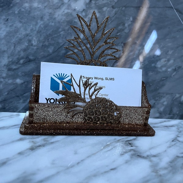 Pineapple Business Card Holder