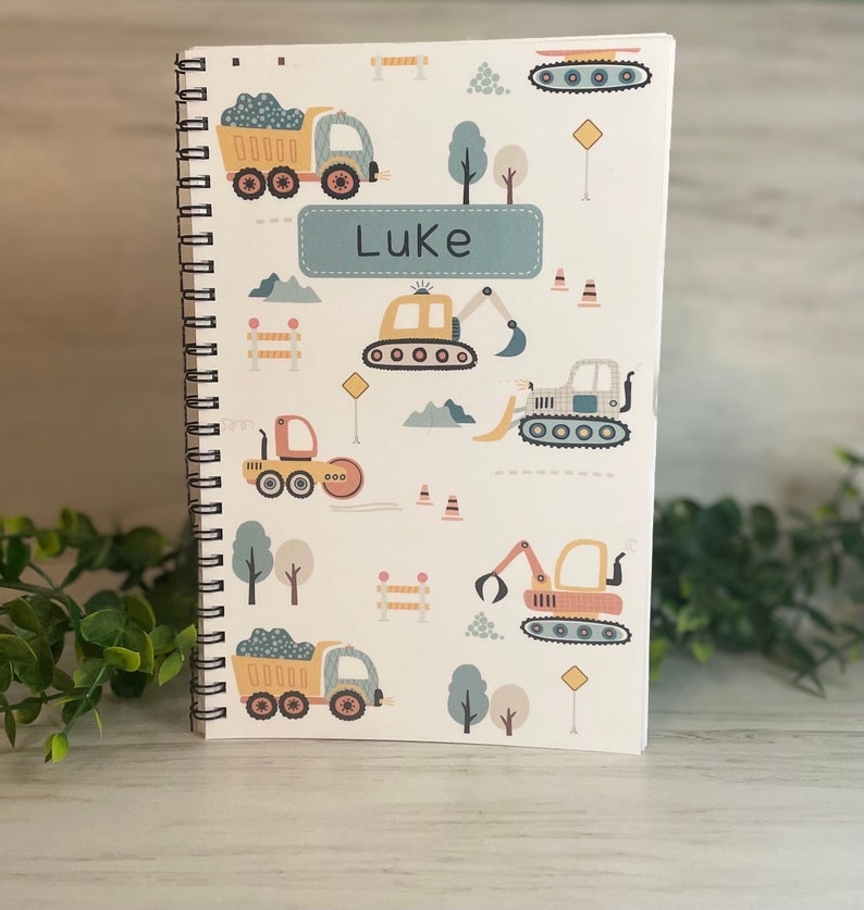 Personalized Notebook for Kids 5.5” X 8.5”, Gift for Kids, Personalized ...