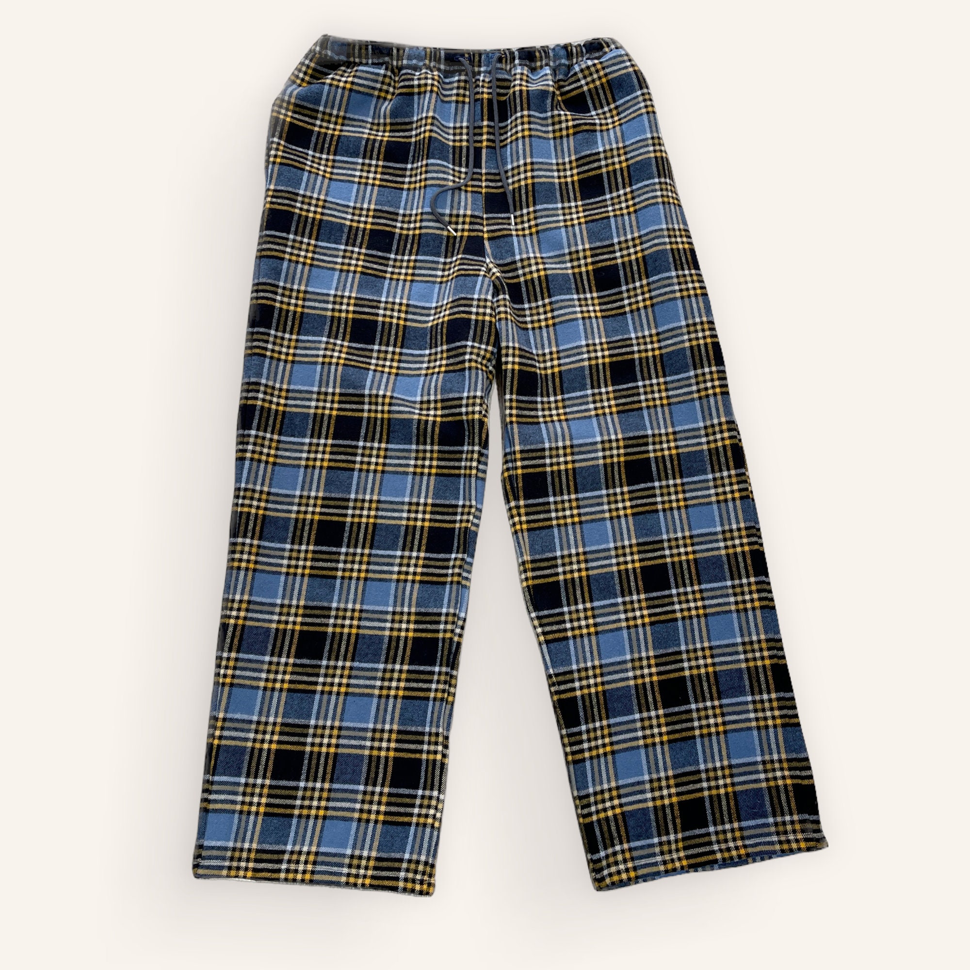 Origin Flannel Check PJ Pants (Cobalt Blue)