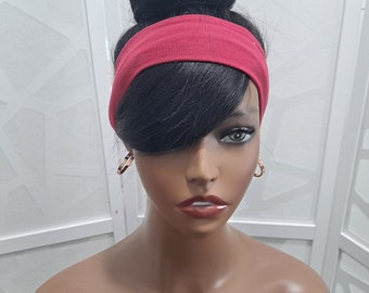 Side or centre swoop updo or pony tail wig
