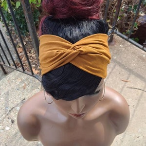 Updo bun headband wig