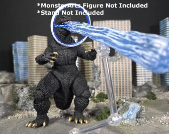 Custom 3D Printed Final Wars Beam for SH Monsterarts Godzilla 2004