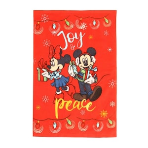Disney Holiday Time Mickey & Minnie Mouse Kitchen Towel, Ornaments, Joy and Peace, Xmas decor, Disney