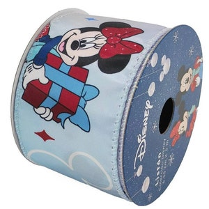 Christmas Ribbon Mickey Mouse 