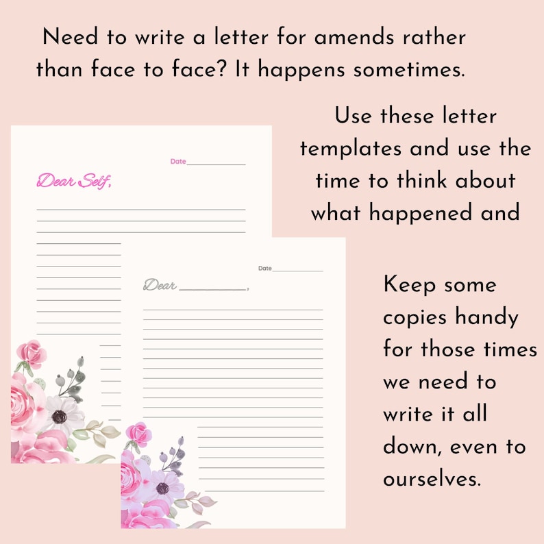 Amends Letter Templates Recovery Apologies Letter Etsy Amends Letter Templates Recovery Apologies Letter Etsy