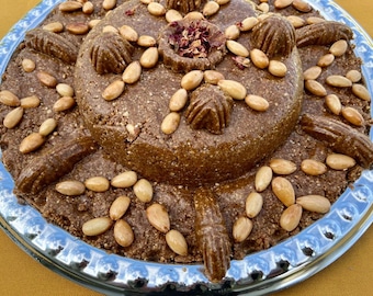 SELLOU MAROCAIN | Dessert AUX AMANDES | Dessert marocain | Coffret cadeau | De délicieux plats préparés avec amourسليلو,