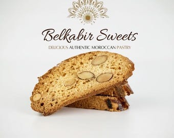 Marokkanische Fekkas-Kekse: Gourmet Almond Raisin Biscotti
