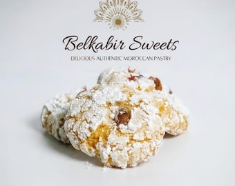 Coconut Ghreyba Cookies: Authentic Moroccan Almond Sweets