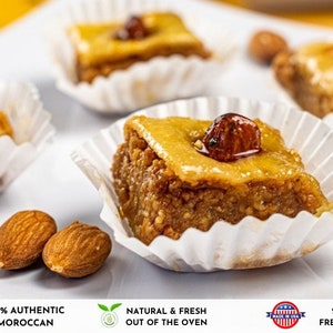 BAKLAWA PASTRY, ALMOND Pastry, Oriental Pastry, Delicious Orange Blossom And Honey Scented Pastry, Baklava Almond Moroccan Pastry