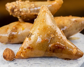 MOROCCAN BRIWAT, ALMOND Briwat, Moroccan Pastry, Sweet Pastry, Belkabir Handmade Delicious Traditional Briwat For Any Occasion