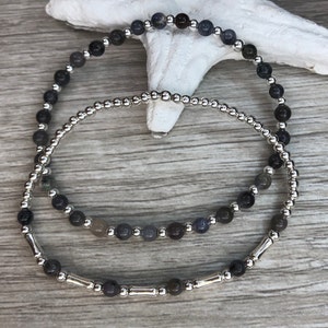 Feiticeira Beach - Handmade Bracelet With 925 Sterling Silver & Gemstones Beads