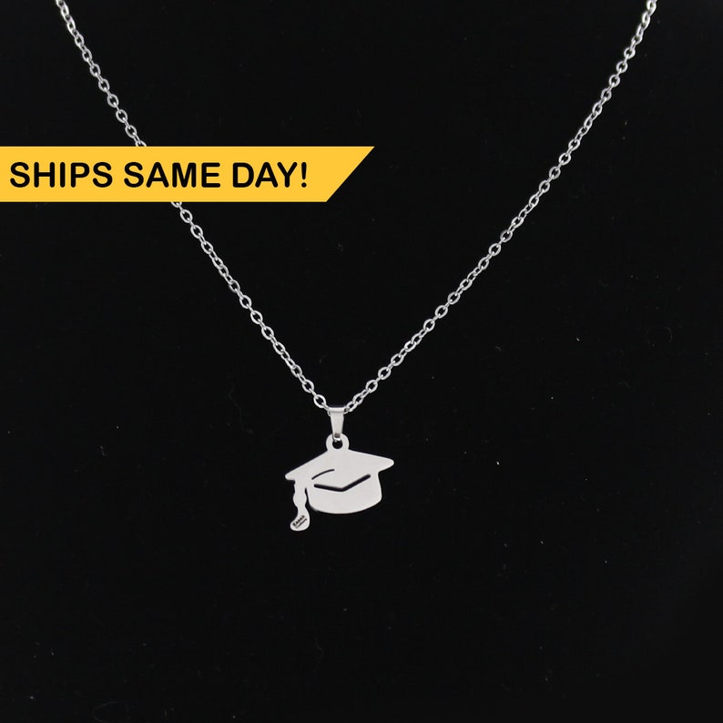 Graduation Necklace Class of 2023 Personalized Graduation Etsy