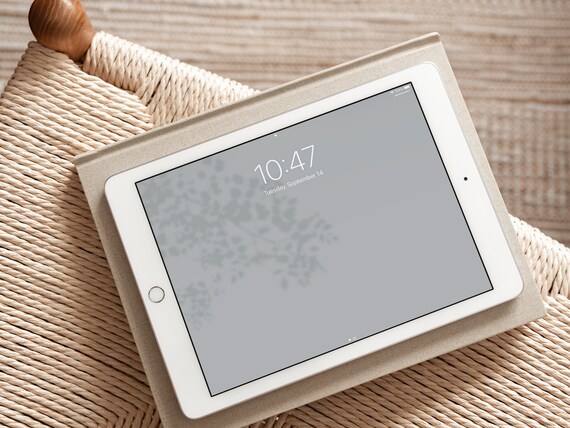 Light Blue Aesthetic Ipad Wallpaper Background Abstract Etsy
