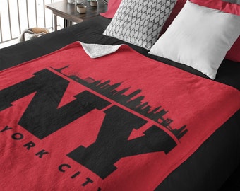 manta de nueva york, manta de tiro de la ciudad de nueva york, decoración de nueva york, regalo de nueva york, manta personalizada de la costa este, ciudad de nueva york nueva york, regalo del día del padre