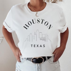 houston shirt, houston texas shirt, houston geschenk, texas tshirt, benutzerdefinierte stadt shirt, geschenk für houston liebhaber, geschenk für ihn, houston skyline