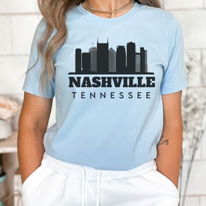 nashville shirt, tennessee shirt, music shirt, country music shirt, nashville gifts, nashville bachelor party, nashville skyline shirt