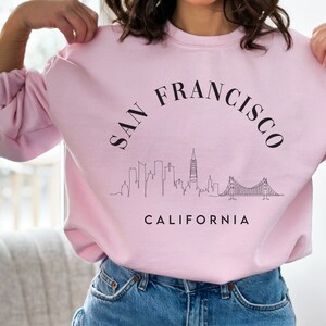 San Francisco California Sweatshirt, california crewneck, san francisco gift, san fran sweatshirt, vogue california sweatshirt, cali gift