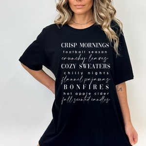 Fall Quote Shirt, Football saturdays, fall favorites shirt, fall shirt, autumn shirt, fall season apparel, halloween tee, happy fall yall,