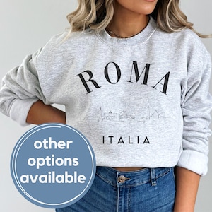 roma italia, roma italia sweatshirt, rome shirt, roma gift, italia crewneck sweatshirt, rome italy shirt, rome italy gift,italy lover gift