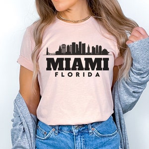 miami shirt, miami florida shirt, south beach shirt, welcome to miami, florida shirt, miami city shirt,miami beach girls trip, miami skyline