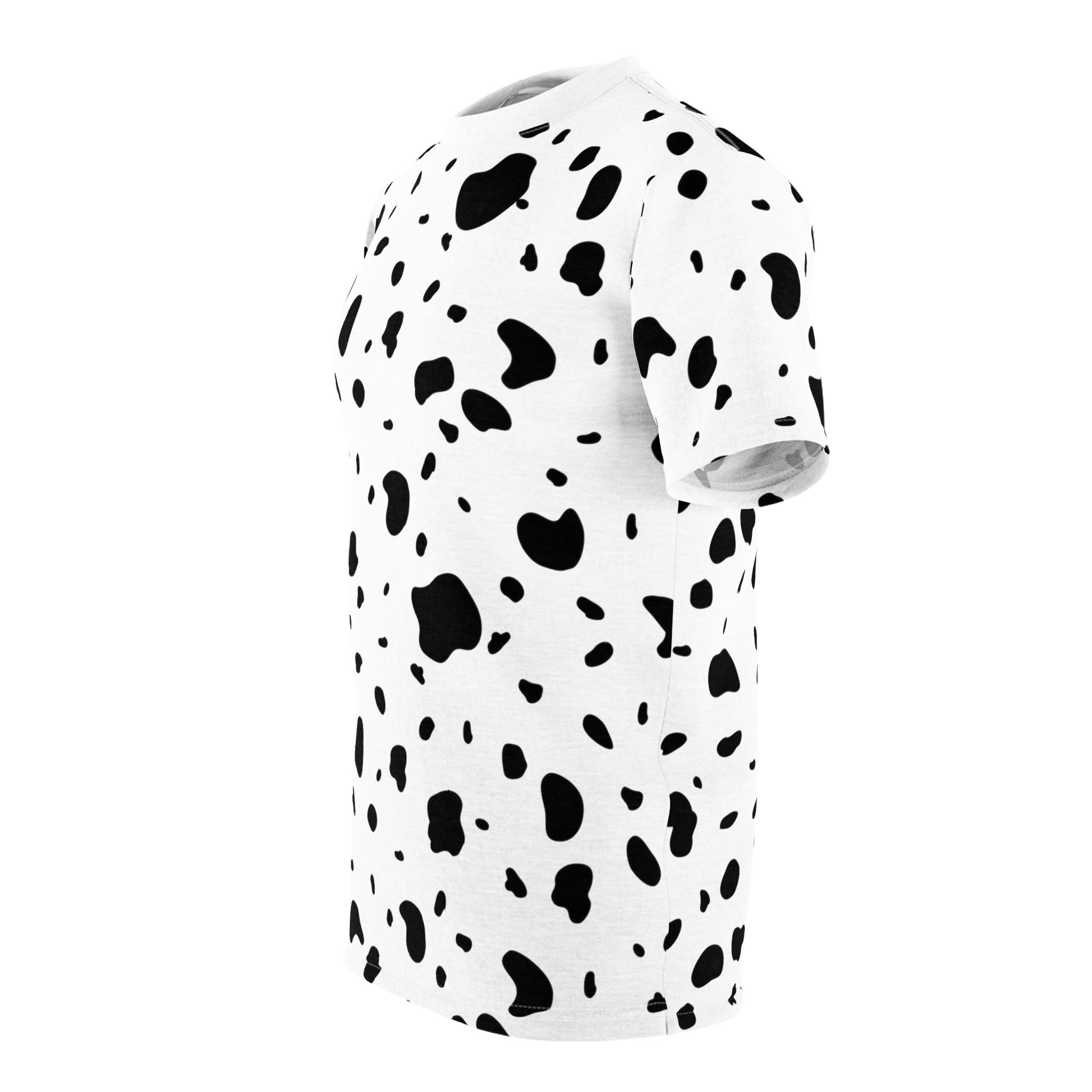 Dalmatian Shirt, Dalmatian Print Women's Shirt, Dalmatian