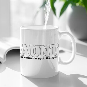 aunt coffee mug, bae best aunt ever coffee mug, aunt gift, auntie mug, gift from niece, auntie gifts, coolest aunt ever mug, new aunt mug