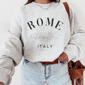 rome italy crewneck, rome crewneck, vogue style italy sweatshirt, vintage italy shirt, europe sweatshirt, rome gifts, venice italy gifts