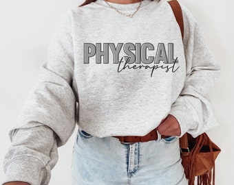 Sjukgymnast Crewneck, sjukgymnasttröja, PT-tröja, gåva för sjukgymnast, DPT-examen, sjukgymnastassistent,