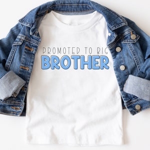Chemise Big Brother, chemise frère, promu grand frère, chemise grand frère, chemise frère, cadeau grand frère, chemise de révélation de genre, petit frère