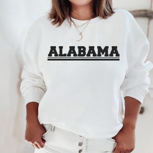 alabama crewneck, alabama gift, alabama state sweatshirt, home is where alabama is, alabama native sweatshirt, alabama roll tide crewneck