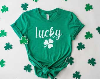 camicia di trifoglio fortunato per il giorno di San Patrizio, camicia del giorno di San Patrizio, camicia di trifoglio, maglietta di trifoglio, camicia fortunata, felice giorno di San Patrizio, camicia dell'insegnante
