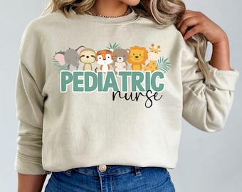 Pädiatrische Krankenschwester Crewneck, Krankenschwester Sweatshirt, PEDS Krankenschwester, PEDS Shirt, PEDS Nurse, Pediatric Nurse Gift, Pediatric Crew, Krankenschwester Wertschätzung